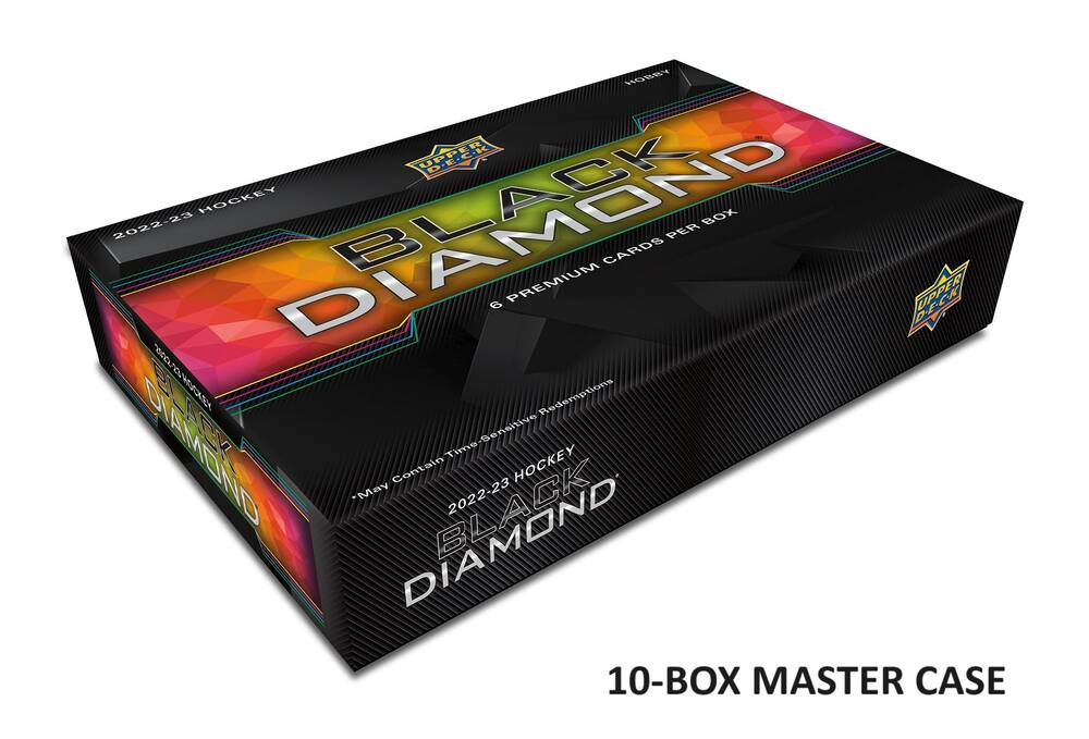 2022-23 Upper Deck Black Diamond Hockey Hobby 10-Box MASTER CASE